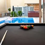 Aqua-jacuzzi-heatable Pool-sauna-gym-snooker Βίλα *