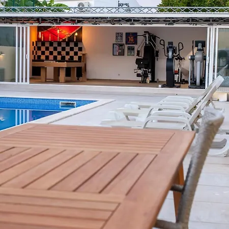 Aqua-jacuzzi-heatable Pool-sauna-gym-snooker Βίλα Αλμπουφέιρα